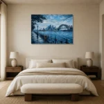 Premium Wall Art Yatay Html Edition – CP-AU-SH-H-005 showcased in an elegant minimalist interior