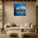 Premium Wall Art Kare Html Edition – CP-AU-SH-S-001 presented in a sophisticated home setting