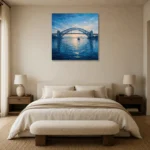 Premium Wall Art Kare Html Edition – CP-AU-SH-S-002 showcased in an elegant minimalist interior