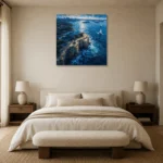 Premium Wall Art Kare Html Edition – CP-AU-SH-S-003 showcased in an elegant minimalist interior