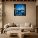 Premium Wall Art Kare Html Edition – CP-AU-SH-S-004 presented in a sophisticated home setting