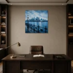 Premium Wall Art Kare Html Edition – CP-AU-SH-S-005 displayed in a contemporary gallery-inspired room