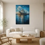 Premium Wall Art Dikey Html Edition – CP-AU-SH-V-001 styled in a refined neutral interior