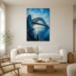 Premium Wall Art Dikey Html Edition – CP-AU-SH-V-002 styled in a refined neutral interior