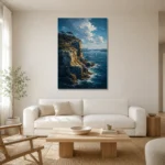 Premium Wall Art Dikey Html Edition – CP-AU-SH-V-003 styled in a refined neutral interior