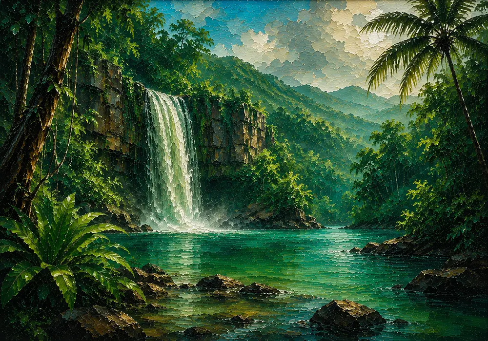 Tropical Horizon Tropical Australia Wall Art Tropical North Art Print