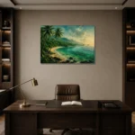 Premium Wall Art Yatay Html Edition – CP-AU-TN-H-002 displayed in a contemporary gallery-inspired room
