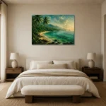 Premium Wall Art Yatay Html Edition – CP-AU-TN-H-002 showcased in an elegant minimalist interior