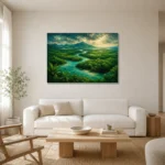 Premium Wall Art Yatay Html Edition – CP-AU-TN-H-003 styled in a refined neutral interior