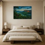 Premium Wall Art Yatay Html Edition – CP-AU-TN-H-004 showcased in an elegant minimalist interior