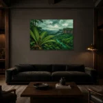 Premium Wall Art Yatay Html Edition – CP-AU-TN-H-005 shown in a warm modern interior