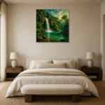 Premium Wall Art Kare Html Edition – CP-AU-TN-S-001 showcased in an elegant minimalist interior