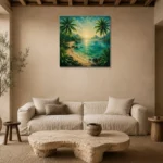 Premium Wall Art Kare Html Edition – CP-AU-TN-S-002 presented in a sophisticated home setting