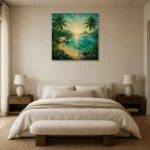 Premium Wall Art Kare Html Edition – CP-AU-TN-S-002 showcased in an elegant minimalist interior