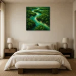 Premium Wall Art Kare Html Edition – CP-AU-TN-S-003 showcased in an elegant minimalist interior