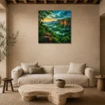 Premium Wall Art Kare Html Edition – CP-AU-TN-S-004 presented in a sophisticated home setting