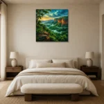 Premium Wall Art Kare Html Edition – CP-AU-TN-S-004 showcased in an elegant minimalist interior
