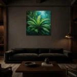 Premium Wall Art Kare Html Edition – CP-AU-TN-S-005 shown in a warm modern interior