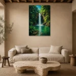 Premium Wall Art Dikey Html Edition – CP-AU-TN-V-001 presented in a sophisticated home setting