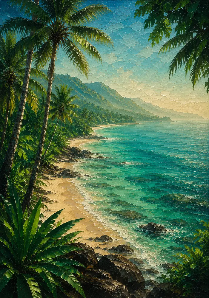 Tropical Threshold Tropical Australia Wall Art Tropical North Art Print
