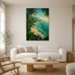 Premium Wall Art Dikey Html Edition – CP-AU-TN-V-002 styled in a refined neutral interior