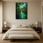 Premium Wall Art Dikey Html Edition – CP-AU-TN-V-003 showcased in an elegant minimalist interior