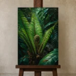 Premium Wall Art Dikey Html Edition – CP-AU-TN-V-005 displayed on a studio easel