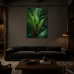 Premium Wall Art Dikey Html Edition – CP-AU-TN-V-005 shown in a warm modern interior