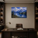 Premium Wall Art Yatay Html Edition – CP-DE-BA-H-001 displayed in a contemporary gallery-inspired room