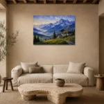 Premium Wall Art Yatay Html Edition – CP-DE-BA-H-002 presented in a sophisticated home setting