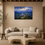 Premium Wall Art Yatay Html Edition – CP-DE-BA-H-003 presented in a sophisticated home setting