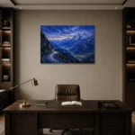 Premium Wall Art Yatay Html Edition – CP-DE-BA-H-004 displayed in a contemporary gallery-inspired room