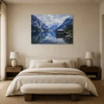 Premium Wall Art Yatay Html Edition – CP-DE-BA-H-005 showcased in an elegant minimalist interior