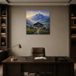 Premium Wall Art Kare Html Edition – CP-DE-BA-S-002 displayed in a contemporary gallery-inspired room