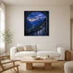 Premium Wall Art Kare Html Edition – CP-DE-BA-S-004 styled in a refined neutral interior