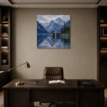 Premium Wall Art Kare Html Edition – CP-DE-BA-S-005 displayed in a contemporary gallery-inspired room