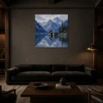 Premium Wall Art Kare Html Edition – CP-DE-BA-S-005 shown in a warm modern interior
