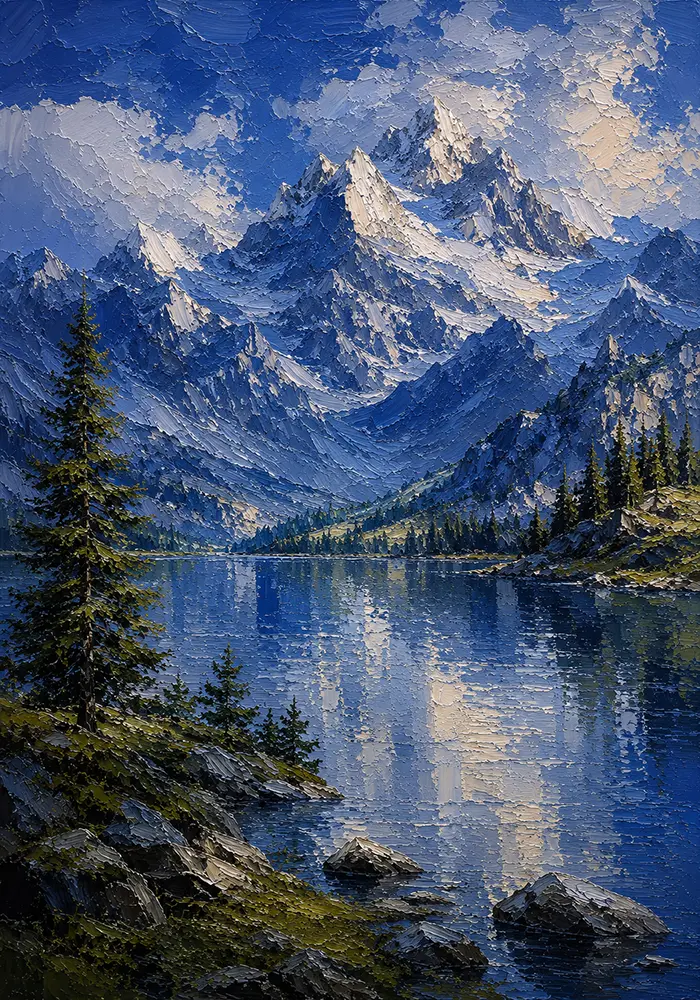 Bavarian Sentinel Bavarian Alps Wall Art Bavarian Alpine Art Print