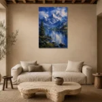 Premium Wall Art Dikey Html Edition – CP-DE-BA-V-001 presented in a sophisticated home setting