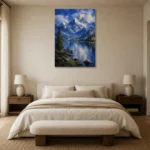 Premium Wall Art Dikey Html Edition – CP-DE-BA-V-001 showcased in an elegant minimalist interior
