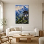 Premium Wall Art Dikey Html Edition – CP-DE-BA-V-002 styled in a refined neutral interior