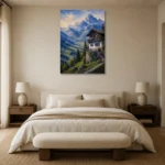 Premium Wall Art Dikey Html Edition – CP-DE-BA-V-002 showcased in an elegant minimalist interior