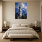 Premium Wall Art Dikey Html Edition – CP-DE-BA-V-003 showcased in an elegant minimalist interior