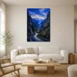 Premium Wall Art Dikey Html Edition – CP-DE-BA-V-004 styled in a refined neutral interior