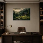 Premium Wall Art Yatay Html Edition – CP-DE-BF-H-001 displayed in a contemporary gallery-inspired room