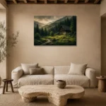 Premium Wall Art Yatay Html Edition – CP-DE-BF-H-001 presented in a sophisticated home setting