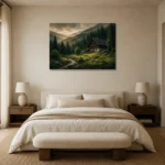 Premium Wall Art Yatay Html Edition – CP-DE-BF-H-001 showcased in an elegant minimalist interior