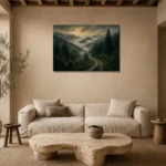 Premium Wall Art Yatay Html Edition – CP-DE-BF-H-002 presented in a sophisticated home setting
