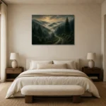 Premium Wall Art Yatay Html Edition – CP-DE-BF-H-002 showcased in an elegant minimalist interior