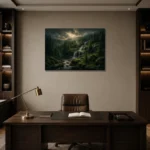 Premium Wall Art Yatay Html Edition – CP-DE-BF-H-003 displayed in a contemporary gallery-inspired room